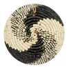 Set of 3 Black Wood Boho Style Wall Decor 20", 18", 15"