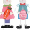 Set of 2 Easter Bunny Garden Stakes – Metal Rabbit Yard Decor for Outdoor Spring Decorations