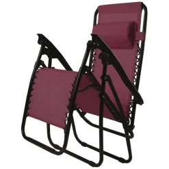 Set of 2 Folding Zero Gravity Recliner Chairs with Cup Holder Tray and Headrest for Patio or Lawn