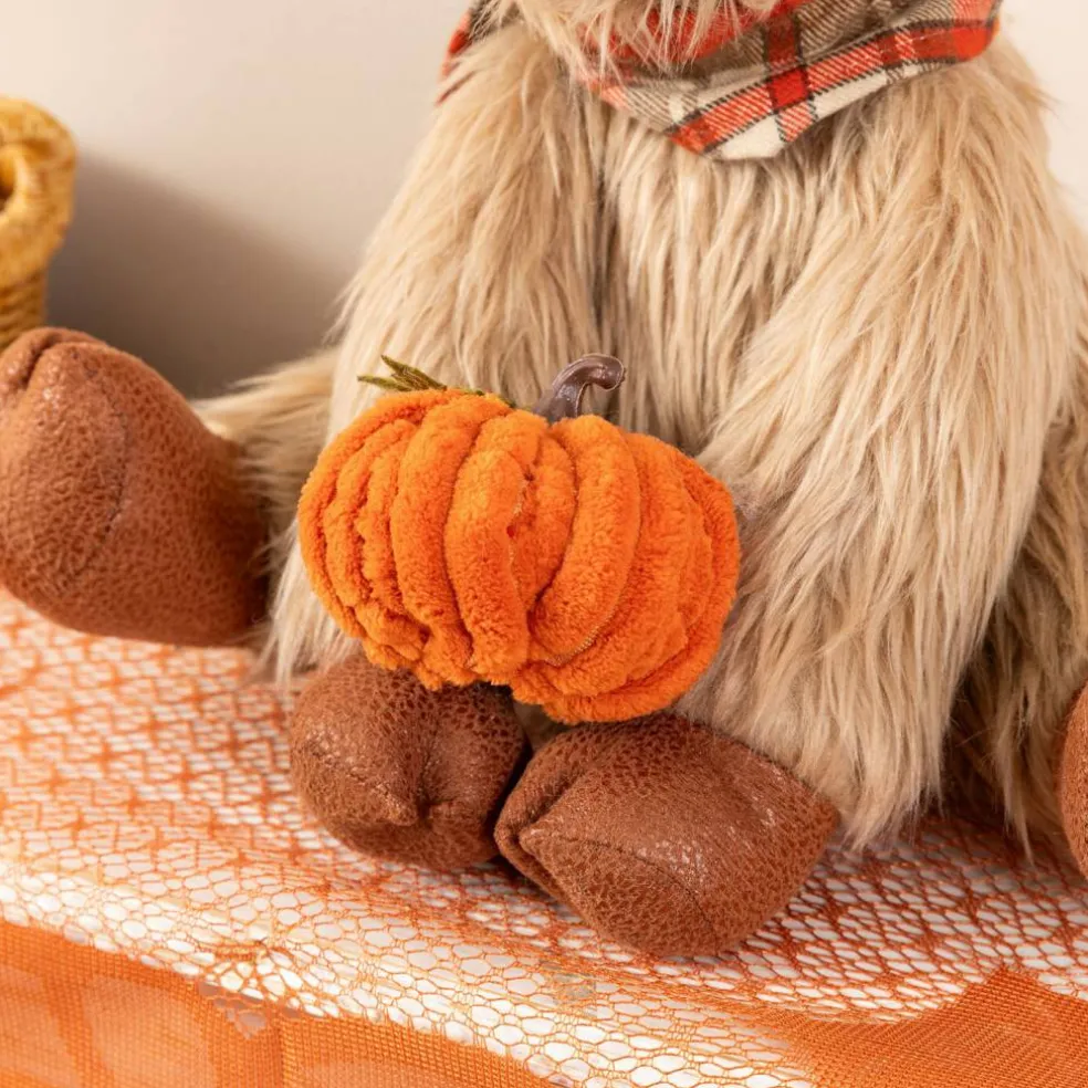 Set of 2 17.75"H Fall Highland Cow Shelf Sitter