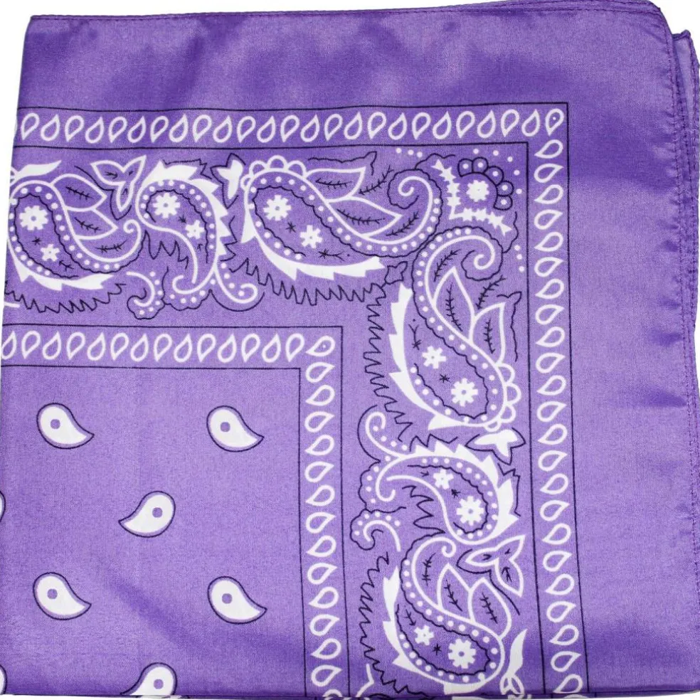 Set of 600 Mechaly Unisex Paisley Polyester Bandanas - Bulk Wholesale