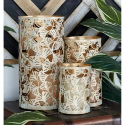 Set of 3 Metal Eclectic Lantern, 6