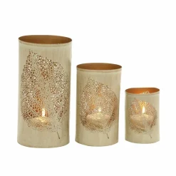 Set of 3 Metal Eclectic Lantern, 6