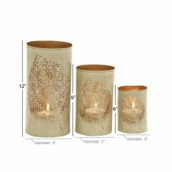 Set of 3 Metal Eclectic Lantern, 6