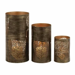 Set of 3 Metal Eclectic Lantern, 6