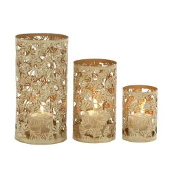 Set of 3 Metal Eclectic Lantern, 6