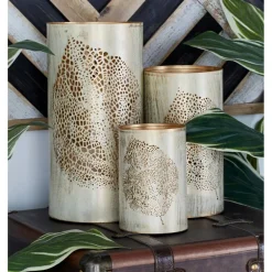 Set of 3 Metal Eclectic Lantern, 6