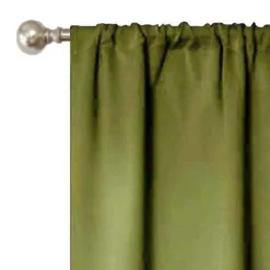 Set of 2 Panel Blackout Curtains Set, Durable Polyester Window Drapes with Thermal Insulation and Noise Reducing Features