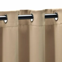 Set of 2 Panel Blackout Curtains Set, Durable Polyester Window Drapes with Thermal Insulation and Noise Reducing Features