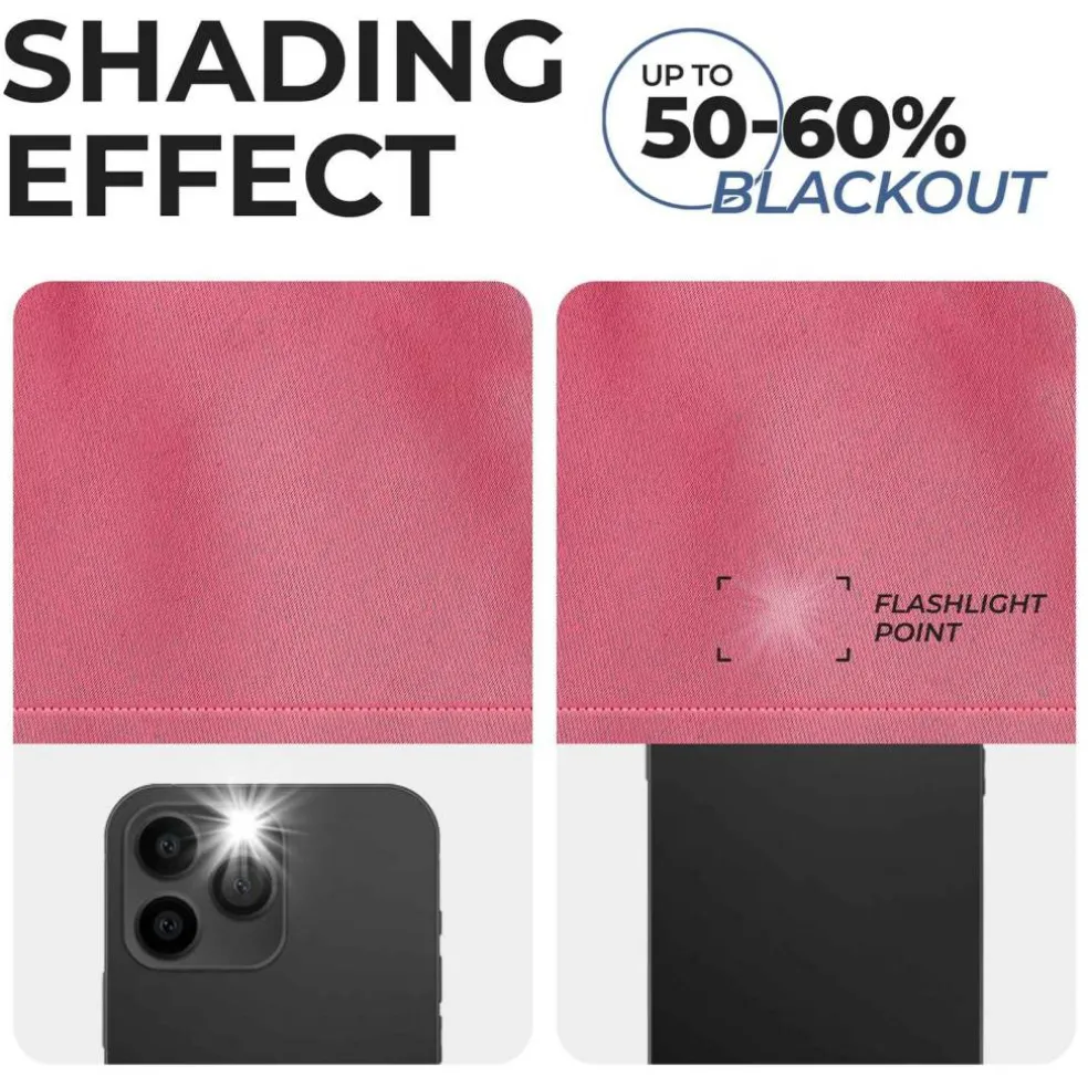 Set of 2 Panel Blackout Curtains Set, Durable Polyester Window Drapes with Thermal Insulation and Noise Reducing Features