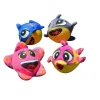 Set of 4 Pink and Yellow Fish Splasher Bombs Outdoor Pool Game 5"