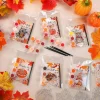 24 Sets Fall Thanksgiving Suncatchers Ornaments Decorations DIY (Multicolor) 9.84 x 5.91 x 3.54 inches