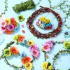 30 Sets Flower Crowns Making Kit