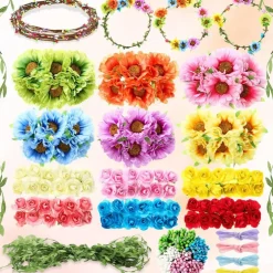 30 Sets Flower Crowns Making Kit