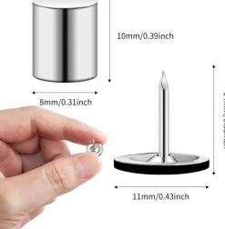 20 sets magnetic pushpins thumbtacks for walls and bulletin boards