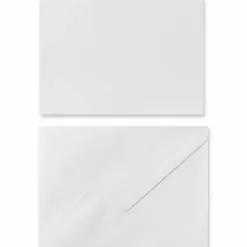 10 Sets of White Flat Cards & Envelopes by Recollections™, 5