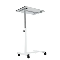 Seville Classics airLIFT Height Adjustable Mobile Rolling Laptop Cart Desk