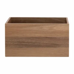 Seville Classics Small Acacia Bin