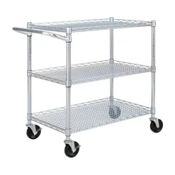 Seville Classics 3-Tier NSF Utility Cart, 35.9