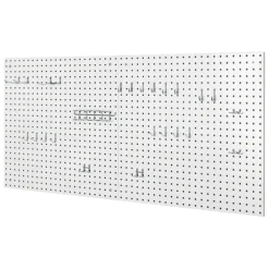 Seville Classics UltraHD 2-Piece Pegboard Set w/ 23 Piece Hook Assortment