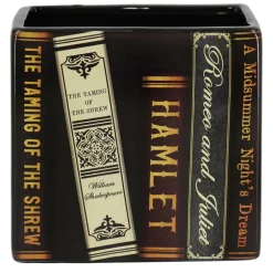 5.5" Shakespeare Classics Decorative Ceramic Tabletop Container by Ashland®