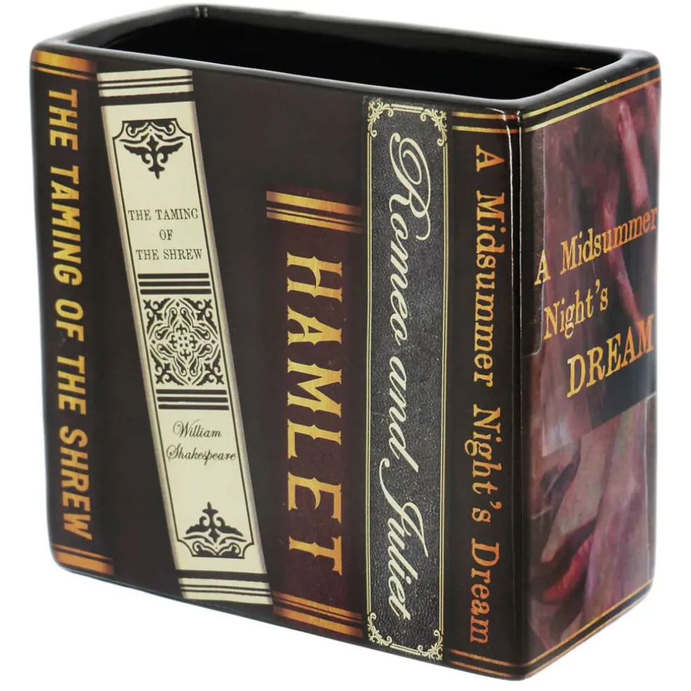 5.5" Shakespeare Classics Decorative Ceramic Tabletop Container by Ashland®