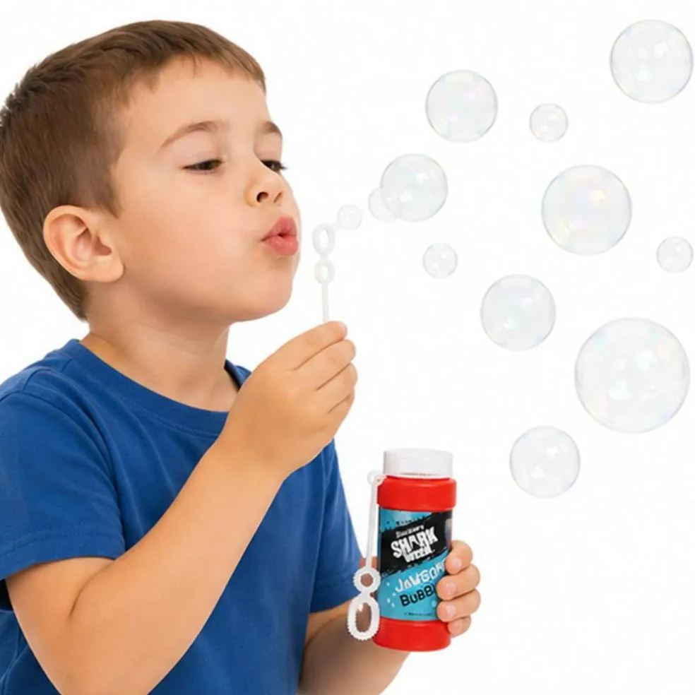 Shark Week Bubble Bottles Party Favor Set 12 Pack 2 oz
