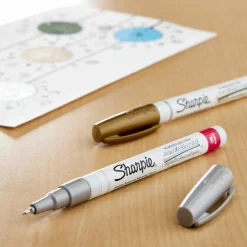 Sharpie® Oil-Based Paint Markers, Extra Fine Point Metallic Set