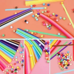 2060 Sheets Origami Paper - 27 Color Assortment, Double Sided Star Paper Strips for DIY Hand Art Crafts