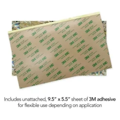 Shell Veneer, 5.5 x 9.5 inches | WMOP, BMOP, Abalone | Includes 3M Adhesive Sheet for Application, Great for Inlay Projects