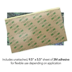 Shell Veneer, 5.5 x 9.5 inches | WMOP, BMOP, Abalone | Includes 3M Adhesive Sheet for Application, Great for Inlay Projects