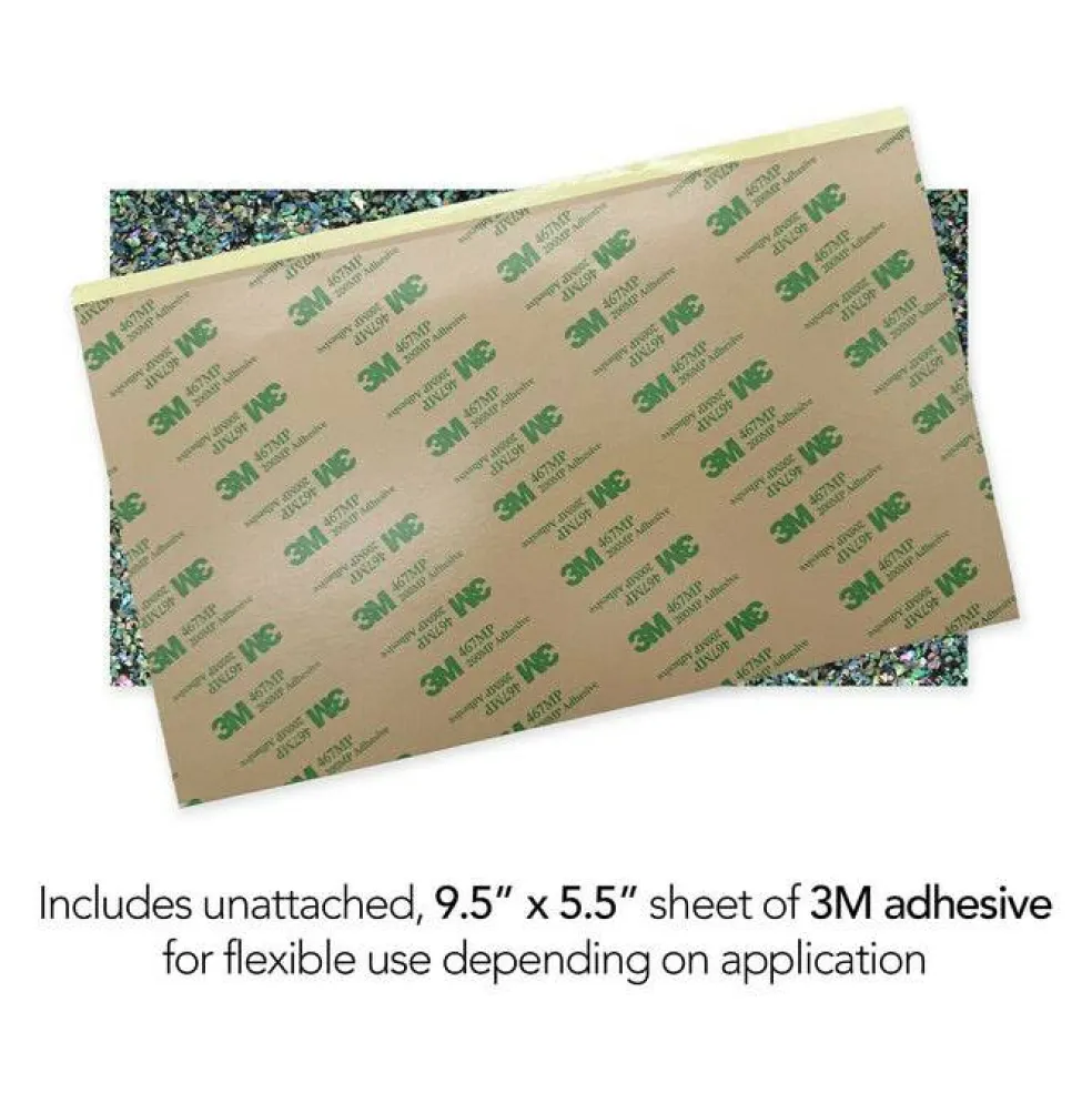 Shell Veneer, 5.5 x 9.5 inches | WMOP, BMOP, Abalone | Includes 3M Adhesive Sheet for Application, Great for Inlay Projects