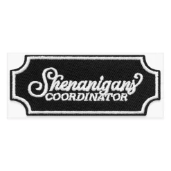Shenanigans Coordinator Embroidered Iron-On & Adhesive Patch by Make Market®
