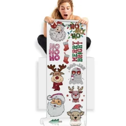 Shimmering Holidays: Faux Festive Sparkle Sequin DTF Gang Sheets (22x60)