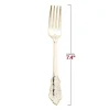 Shiny Baroque Gold Plastic Forks (600 Forks)