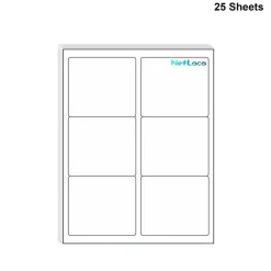 Shipping Address Labels for Laser, Easy to Peel, Total 3 1/3