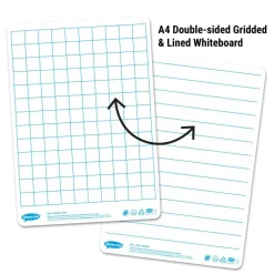 Show-me® A4 Lined/Gridded Lapboards Bulk Box Set