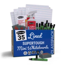 Show-me® A4 Lined/Plain Supertough Lapboards Bulk Box Set