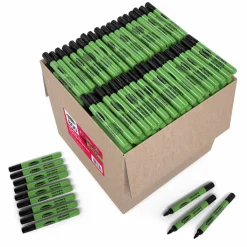 Show-me® Black Medium Tip Slim Barrel Dry Erase Markers, 800ct.