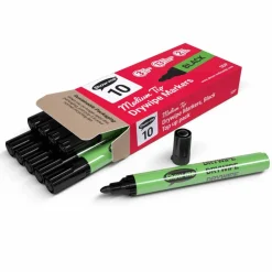 Show-me® Black Medium Tip Slim Barrel Dry Erase Markers, 10ct.