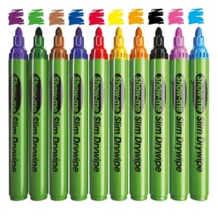 Show-me® Medium Tip Dry Erase Markers, 10ct.