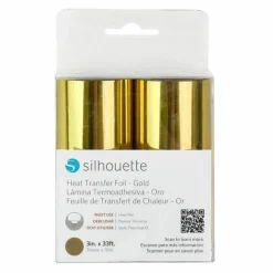 Silhouette Gold Heat Transfer Foil Rolls, 2ct.