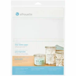 Silhouette® Printable Clear Sticker Paper