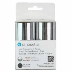 Silhouette Silver Heat Transfer Foil Rolls, 2ct.