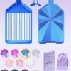 Silky Diamond Painting Tray with Prismatic Lid for 5D Beads, Sapphire