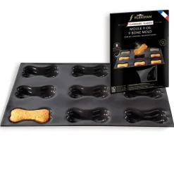 Silpat Flexipan 9 Bones Pet Treats Premium Silicone Baking Pan