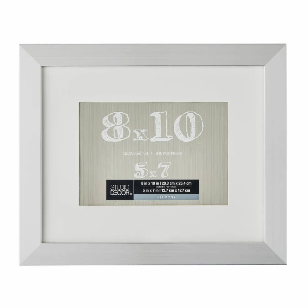 Silver Belmont Frame with Mat by Studio Décor®