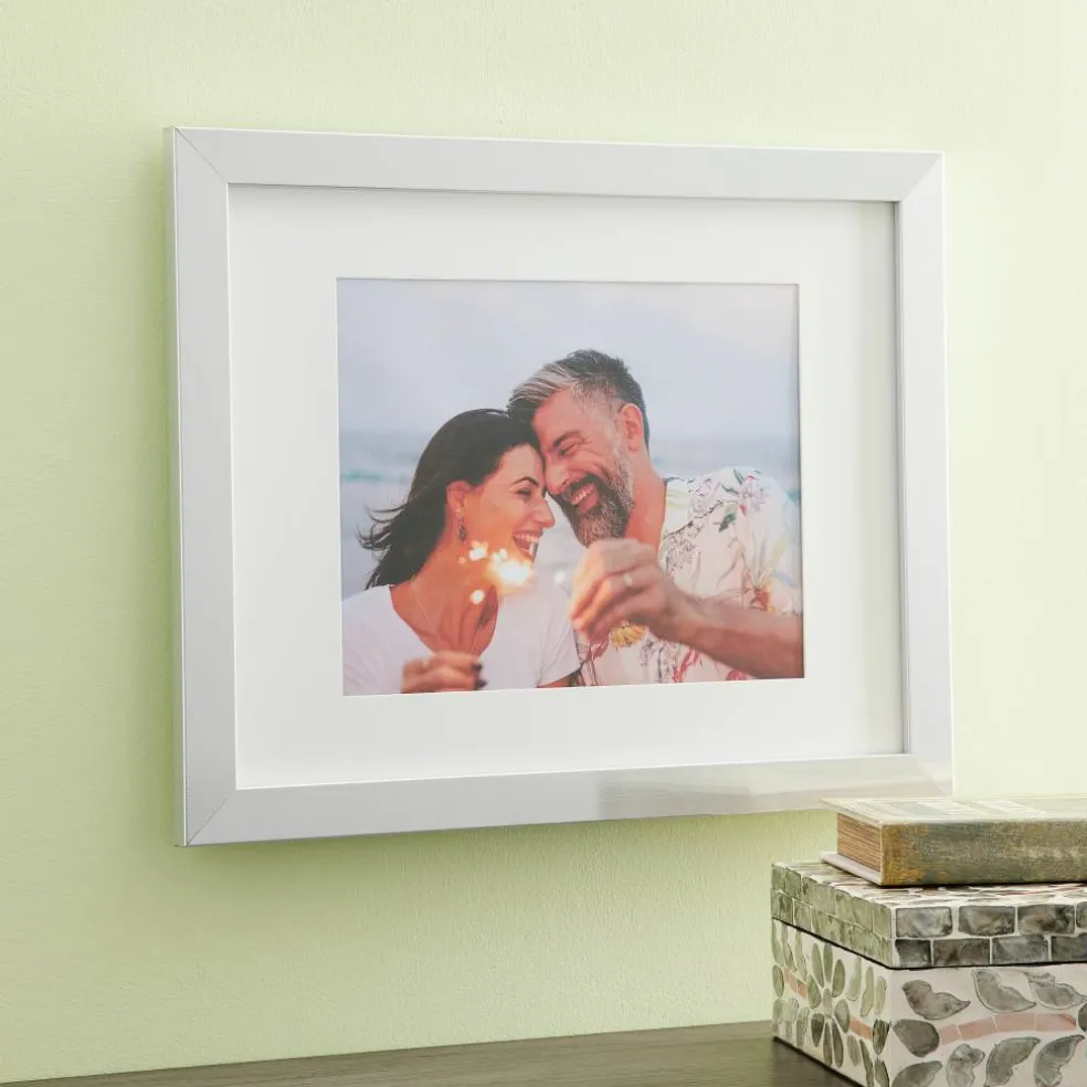 Silver Belmont Frame with Mat by Studio Décor®