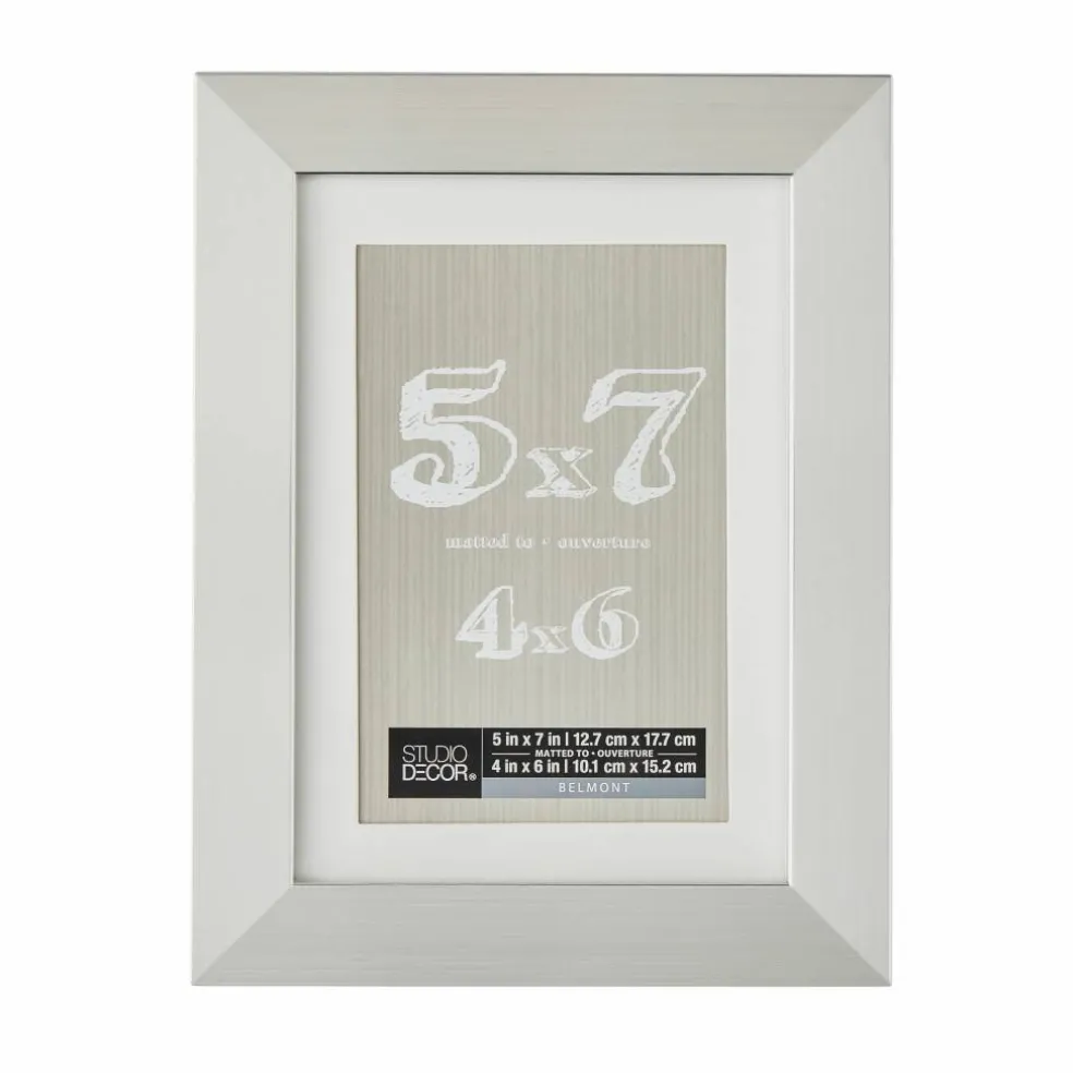 Silver Belmont Frame with Mat by Studio Décor®