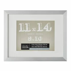 Silver Belmont Frame with Mat by Studio Décor®